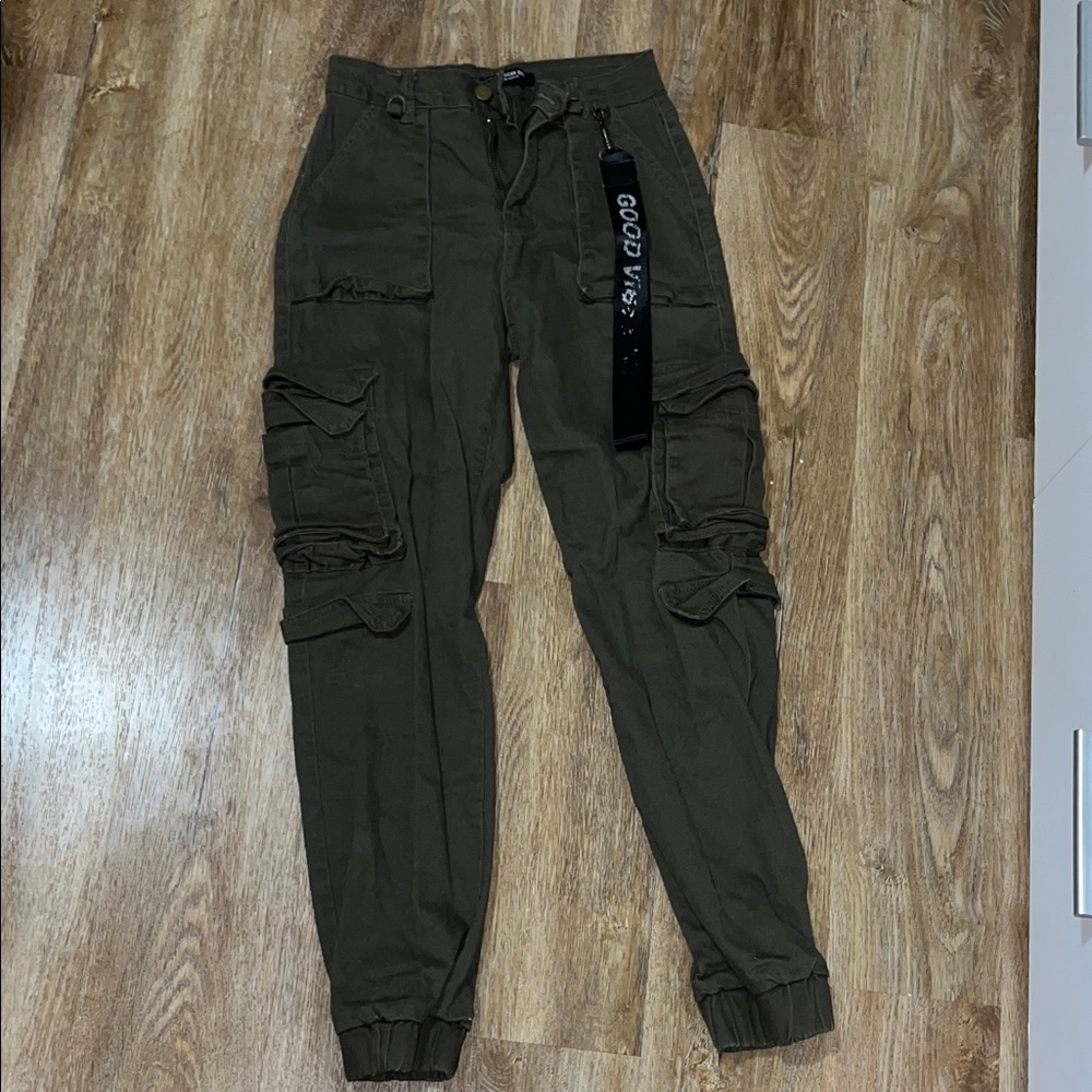 American Bazi Olive Green Jogger Pants